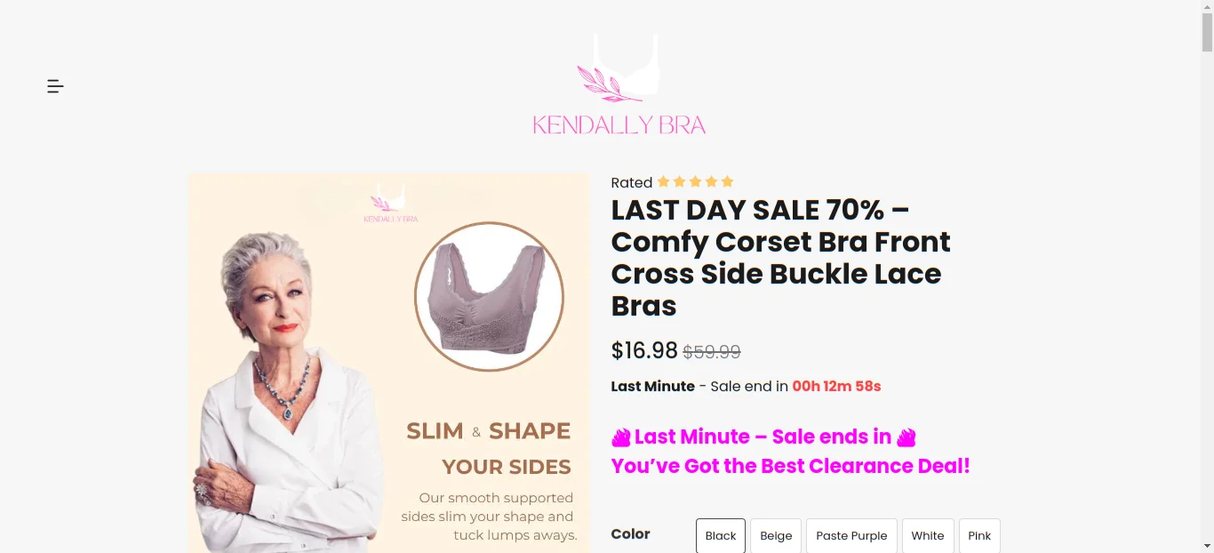 Kendally.com Reviews: Don't be Deceived by this Corset Bra Store