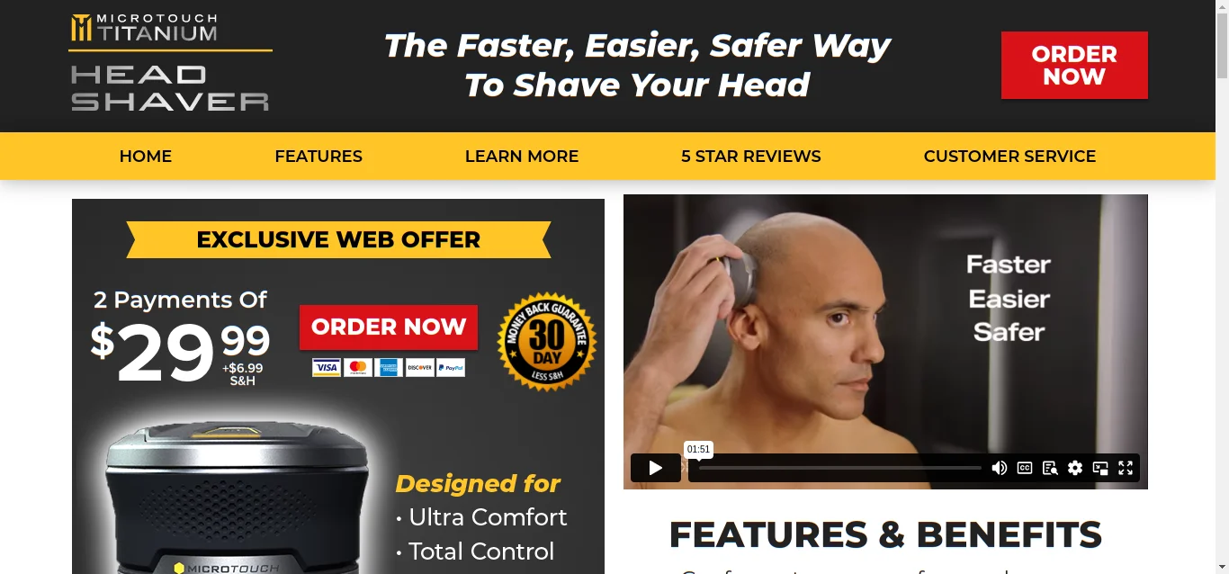 Getheadshaver.com Reviews: A Scam Store Selling Head Shavers