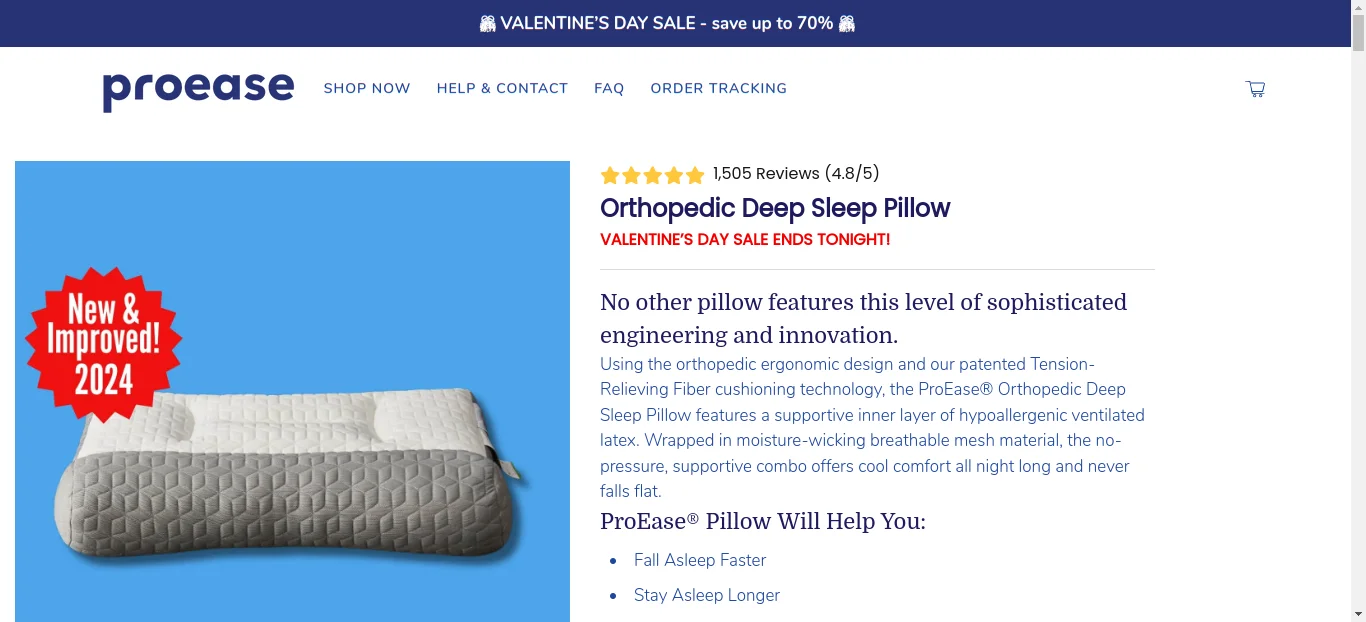 TheProEase.com Pillow Reviews: Buyer Beware? (Investigates Red Flags)