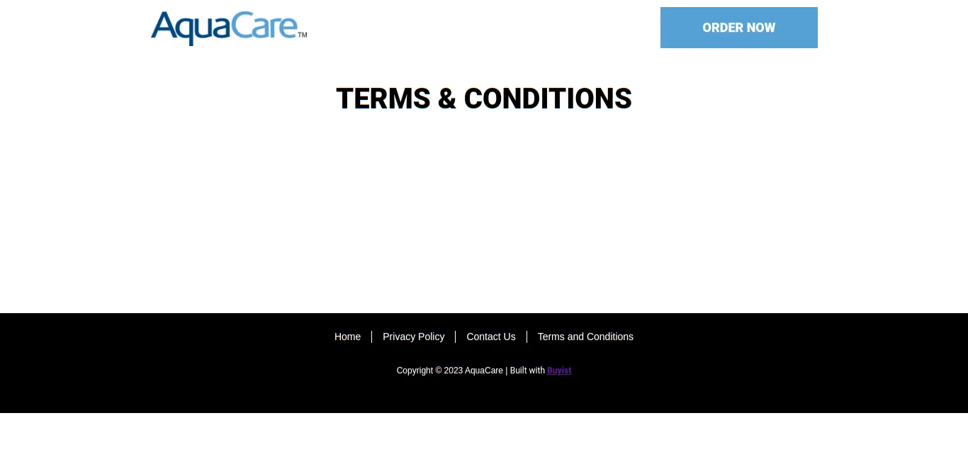 No term and conditions