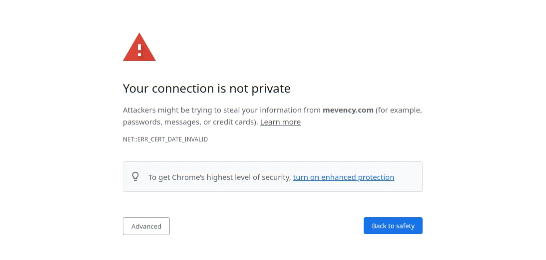 mevancycom https error