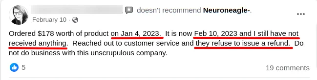 Neuroneagle Facebook Review 6