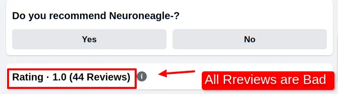 Neuroneagle Facebook Rating