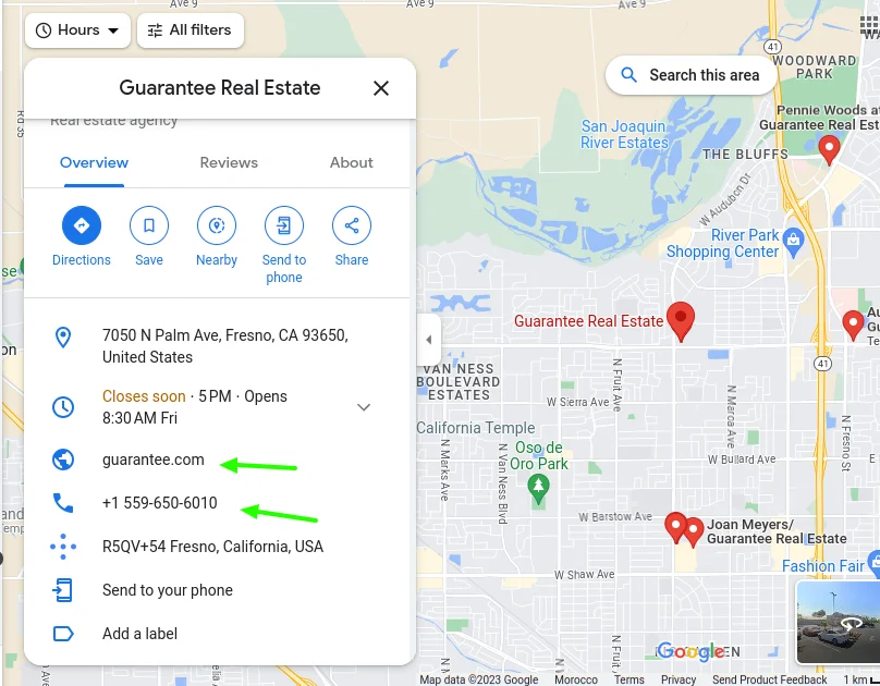 Guarantee Google Maps
