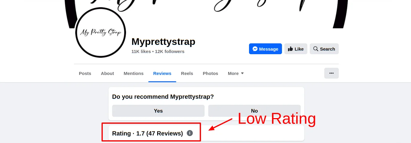 1 Myprettystrap Facebook