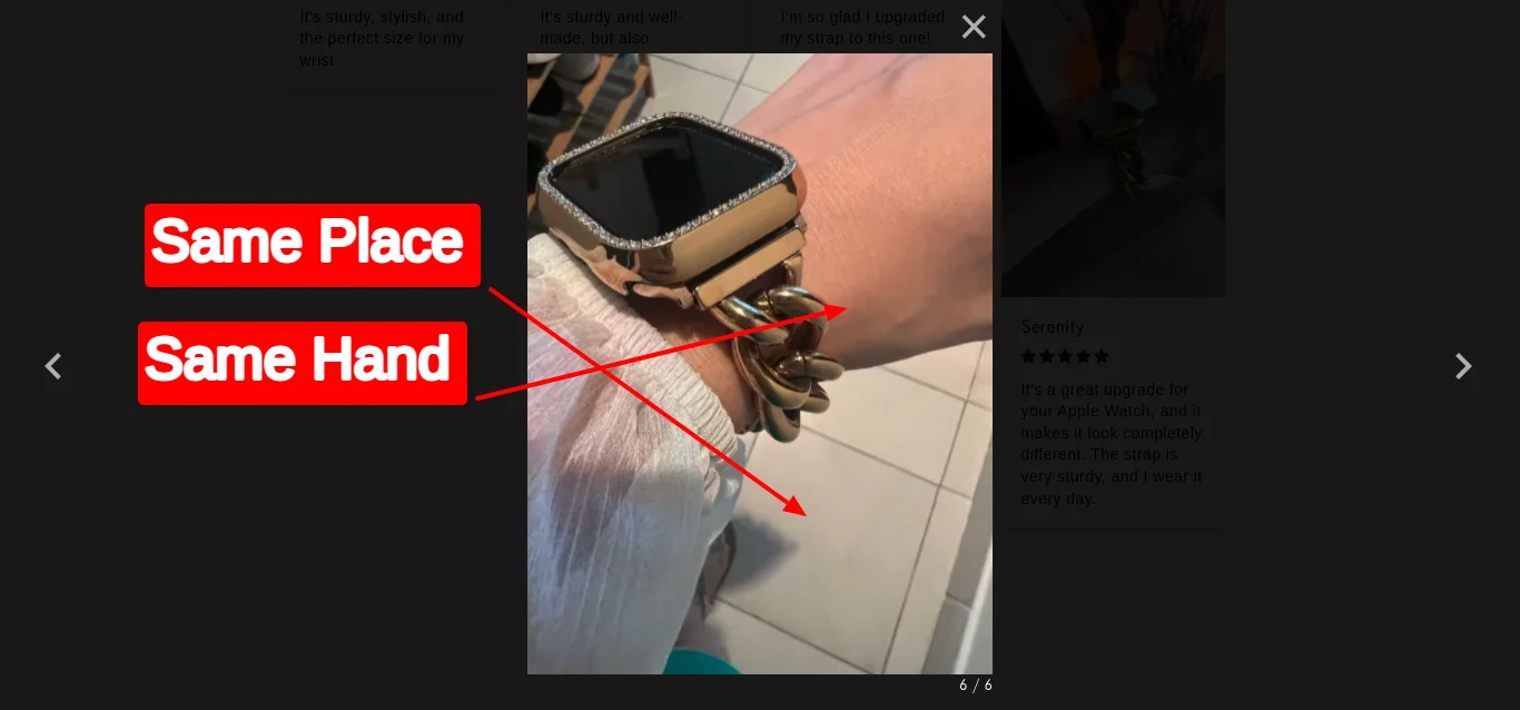 Goddess Stainless Steel Strap Pretty Straps Fake Reviews 1