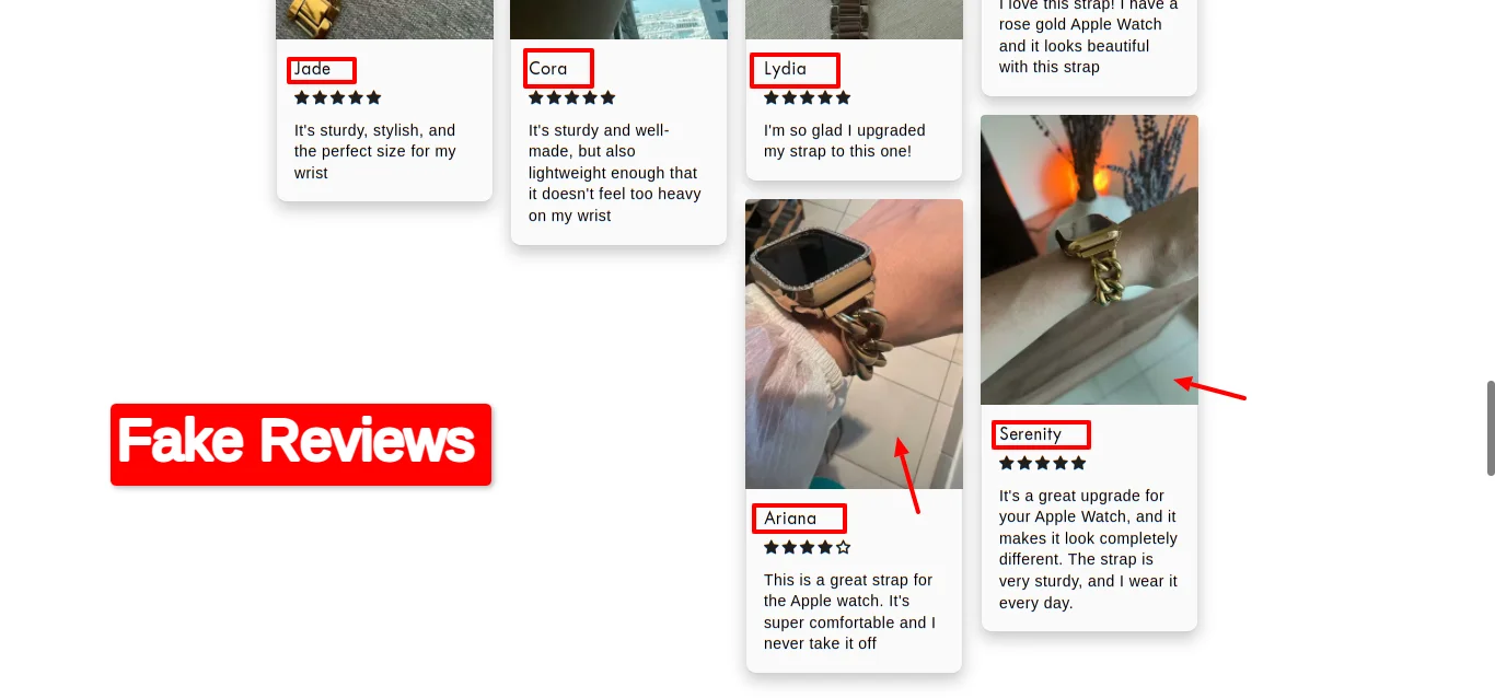 Goddess Stainless Steel Strap Pretty Straps Fake Reviews