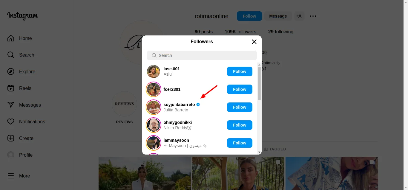 Rotimia Instagram Followers