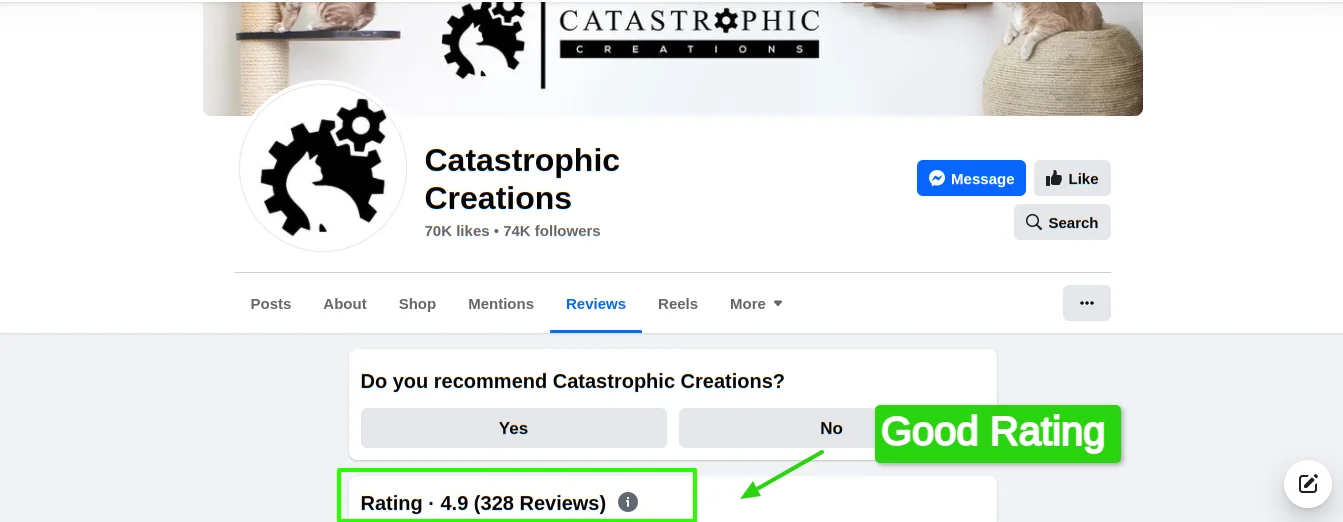 Catastrophic Creations Facebook