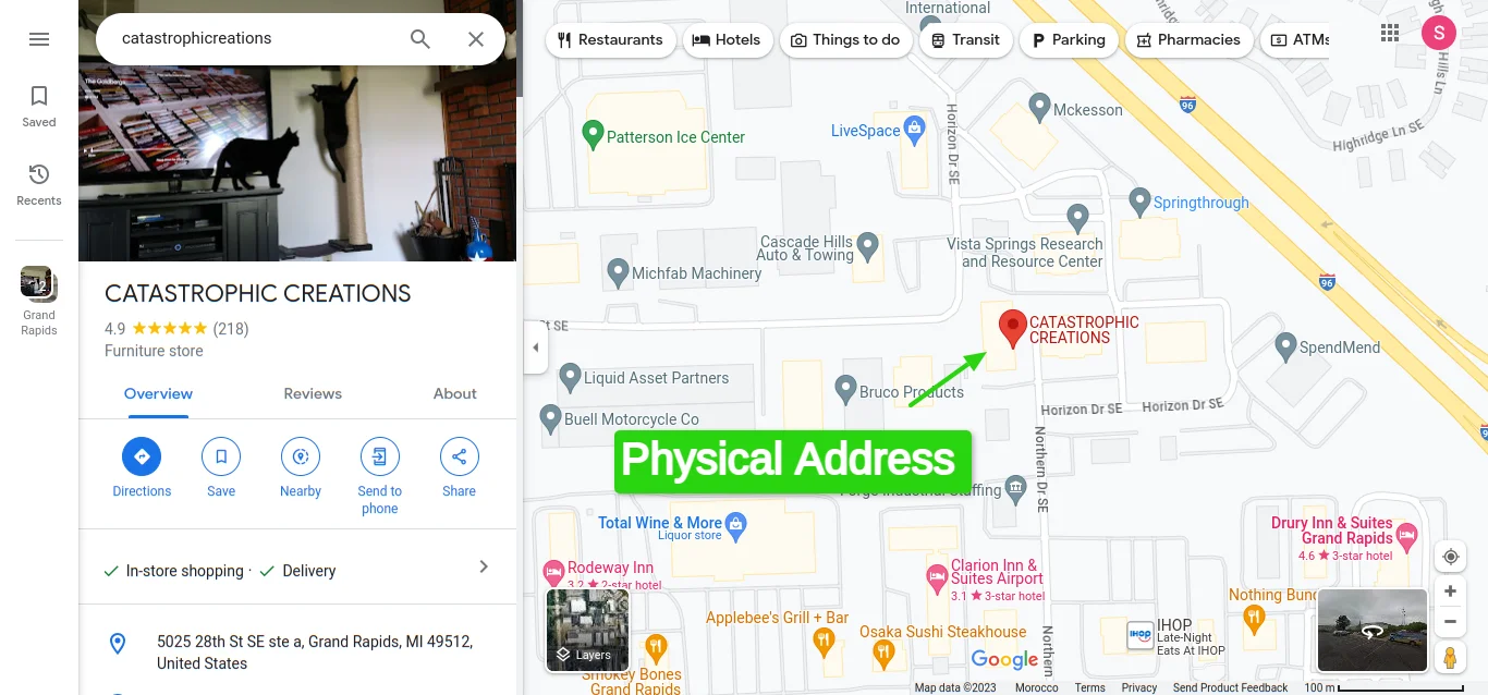 Catastrophic Creations Google Maps
