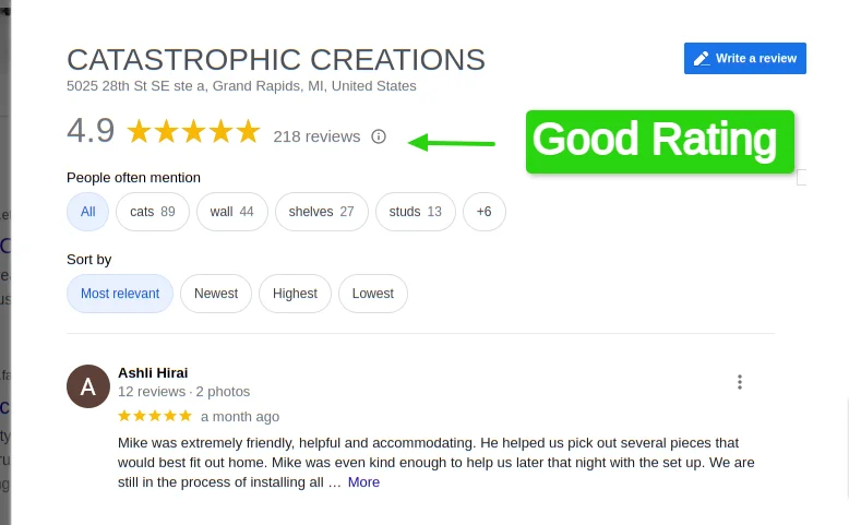 Catastrophic Creations Google Maps