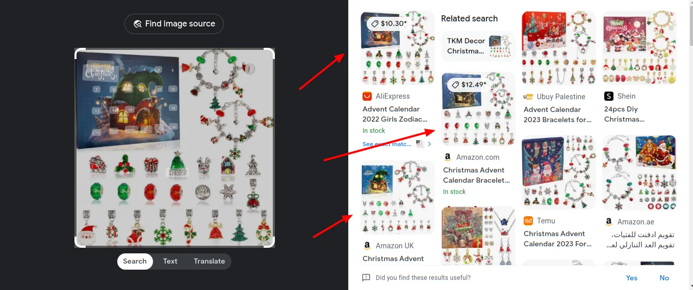 Google Lens image checker