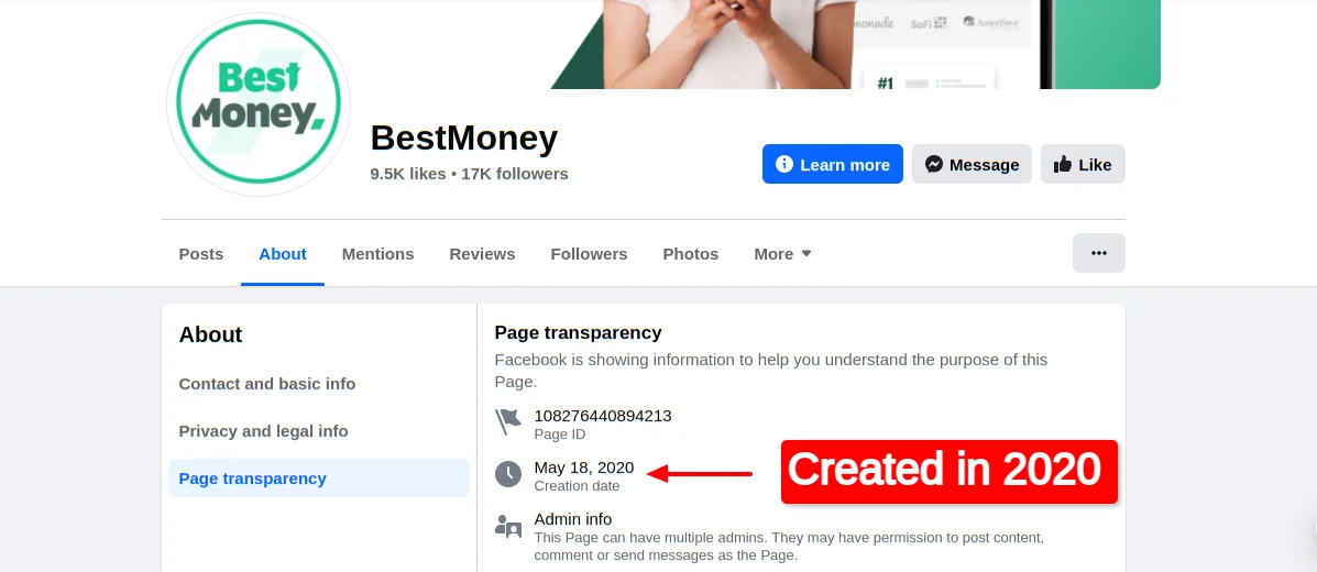 Bestmoney Facebook Page
