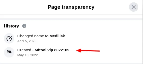 Medilisk Facebook Page