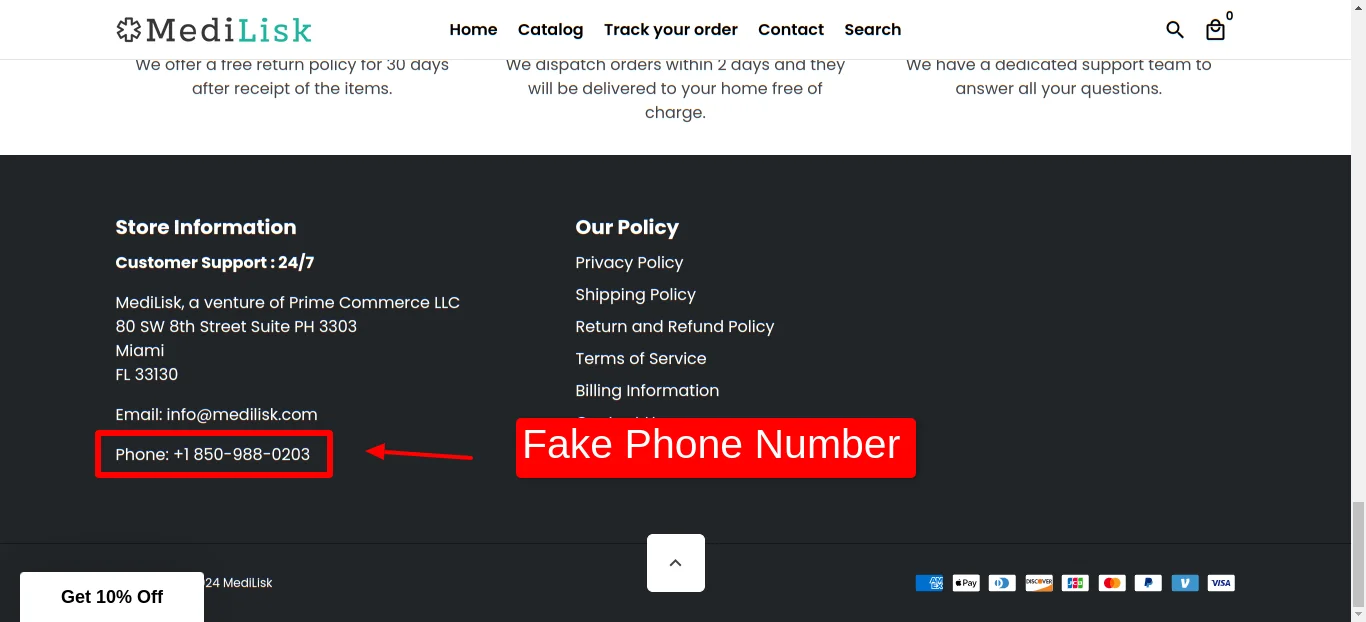 Medilisk Phone Number