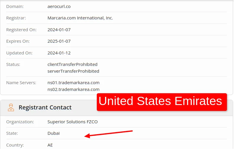 Whois aerocurl.co