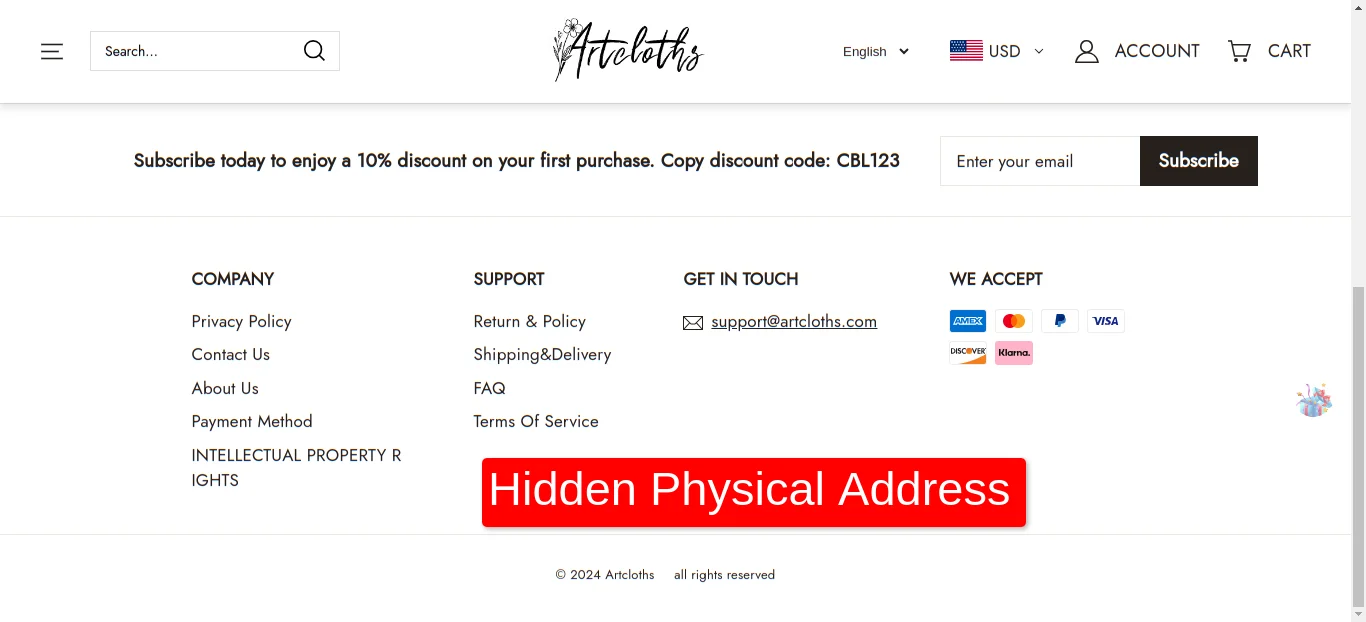 Artcloths Contact Us 