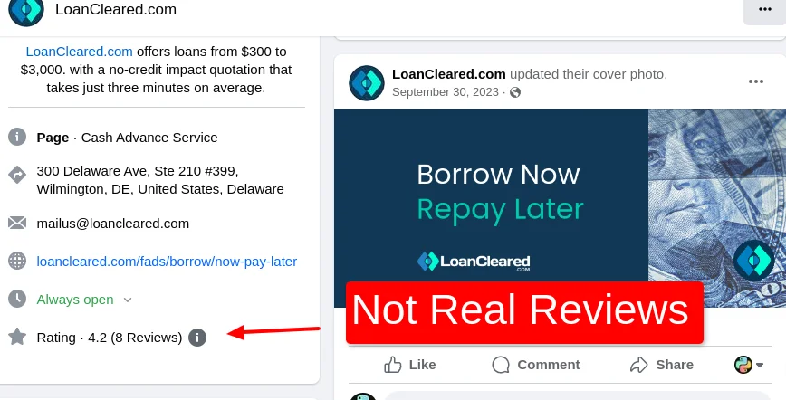 Loancleared Not Real Reviews