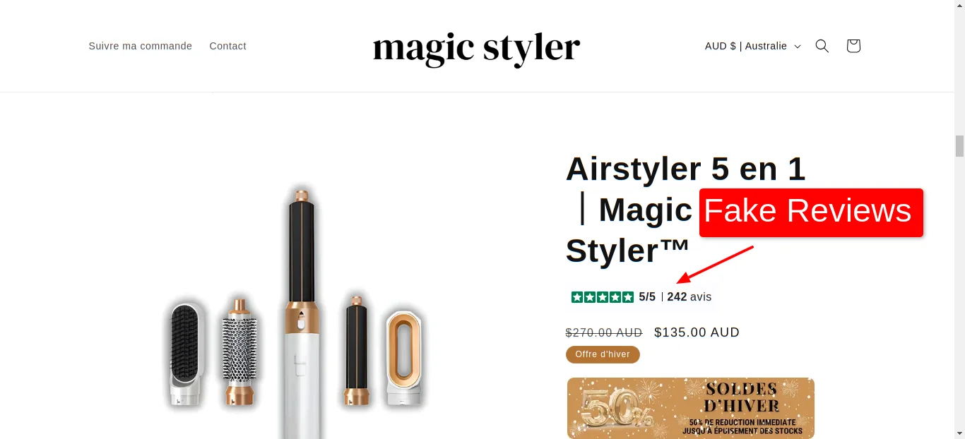Magicstyler Fake Reviews