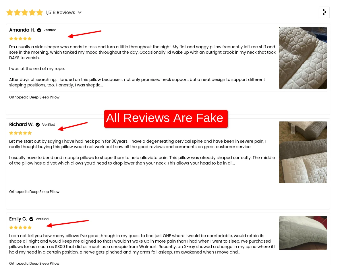 Proease Fake Review Content