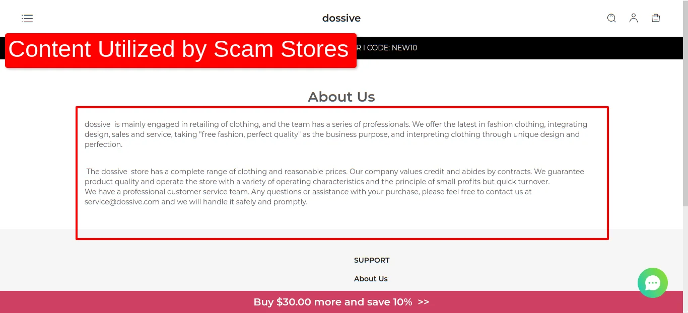 Dossive Com Page Custom About Us