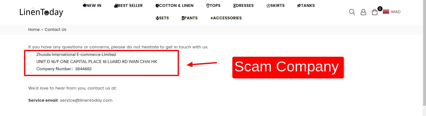 Contact Us Linentoday Company